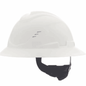 Casco V-Gard C1 Ala completa Ventilado blanco suspensión Fast Trac III, #Part: 10225622, MSA